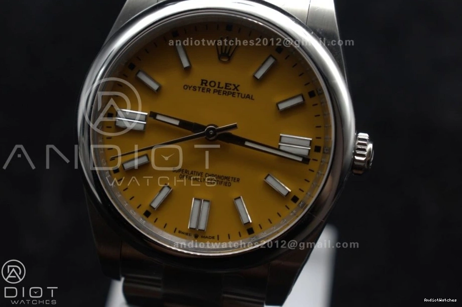 Edition 41mm Clean 1:1 Yellow Oyster 124300 Dial OnTrend Perpetual 937 904L Steel VR Best 0413